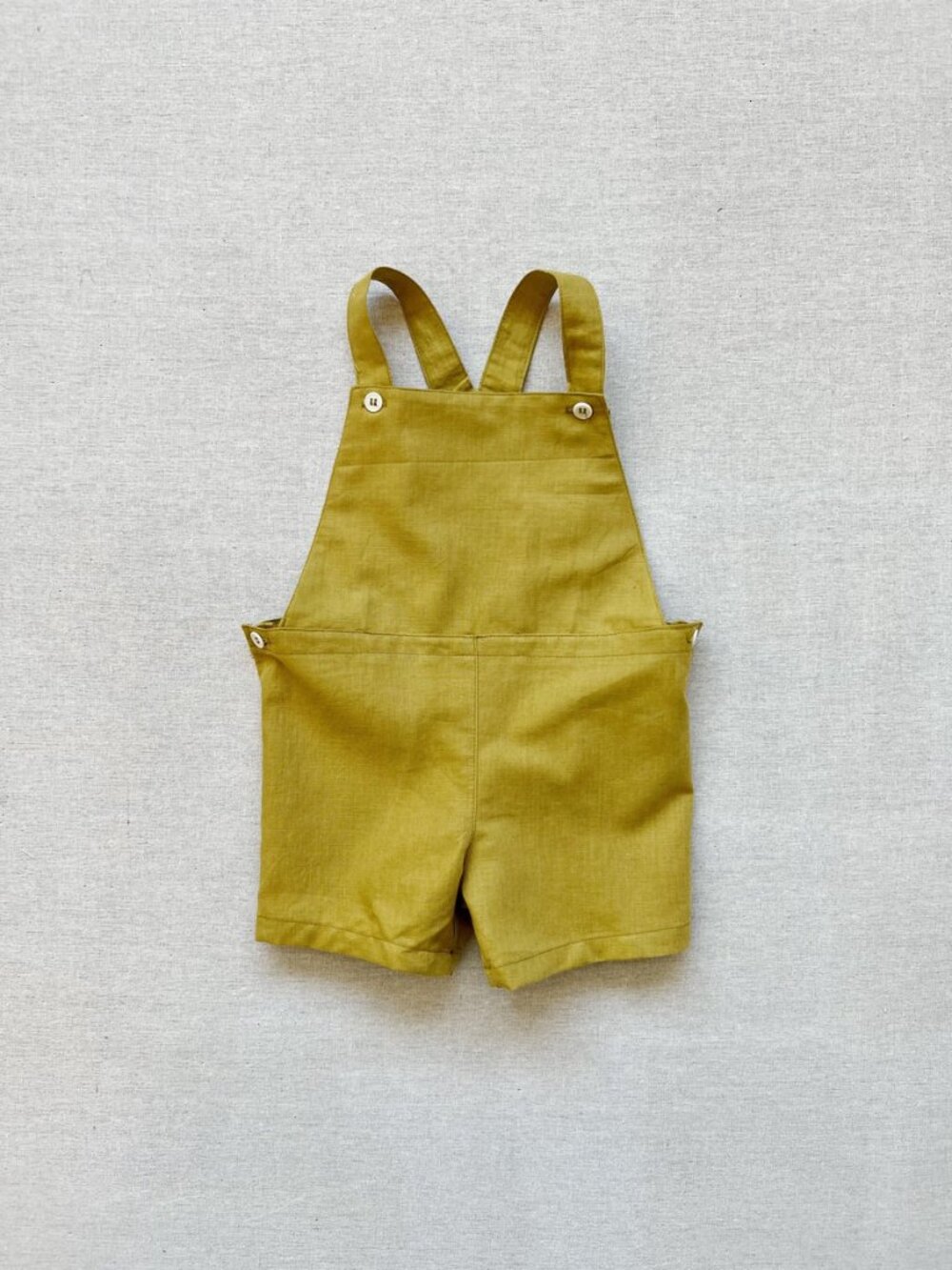 Mabo Linen Short Overalls | Size 8/9